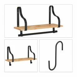 relaxdays Küchenregal »Wandregal für Küche mit Haken« -Deutschland Möbel Verkäufe 2024 c3943bf6 6cde 55d4 9908 aa42bf1f9366