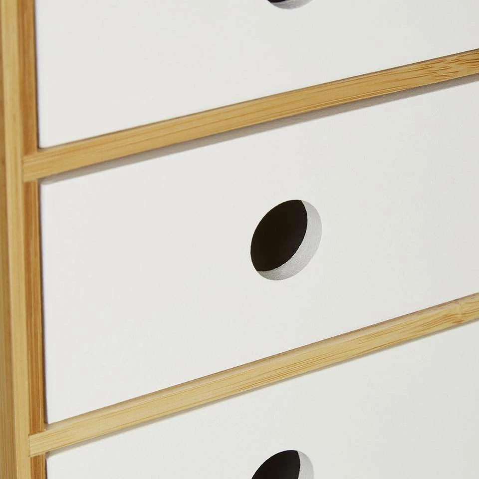 relaxdays Schreibtischaufsatz »Schreibtisch Organizer 3 Schubladen«, Weiß 6 relaxdays Schreibtischaufsatz »Schreibtisch Organizer 3 Schubladen«, Weiß – Bild 6