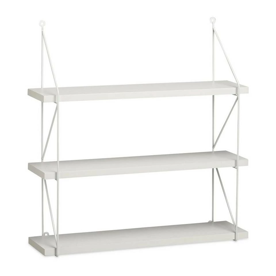 relaxdays Wandregal »Hängeregal für die Wand mit 3 Ablagen«, Weiß Weiß, Schwarz 6 relaxdays Wandregal »Hängeregal für die Wand mit 3 Ablagen«, Weiß Weiß, Schwarz – Bild 6