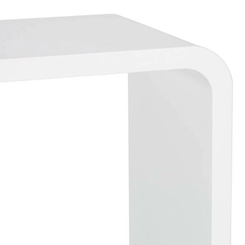 relaxdays Wandregal »Würfelregal mit 4 Beinen«, Weiß Schwarz Hellbraun, Weiß Hellbraun 7 relaxdays Wandregal »Würfelregal mit 4 Beinen«, Weiß Schwarz Hellbraun, Weiß Hellbraun – Bild 7