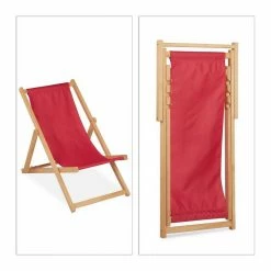 relaxdays Gartenliege »Liegestuhl Holz 2er Set klappbar rot« -Deutschland Möbel Verkäufe 2024 c58817c2 fd6c 5034 97a2 339c1f2562bc
