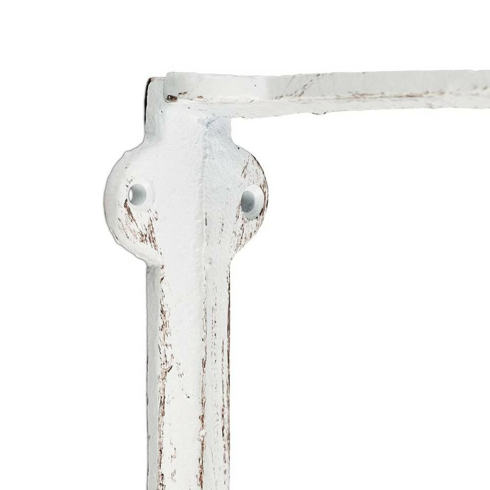 relaxdays Wandregalhalter »4 x Regalwinkel Gusseisen Kette weiß« 7 relaxdays Wandregalhalter »4 x Regalwinkel Gusseisen Kette weiß« – Bild 7