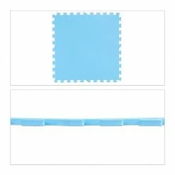 relaxdays Bodenschutzmatte »Puzzlematte mit Rand 120 x 120 cm«, Set, Blau Grau Weiß, Hellblau Weiß -Deutschland Möbel Verkäufe 2024 c630aa9b a375 5727 a0da 36cb55a7da9a