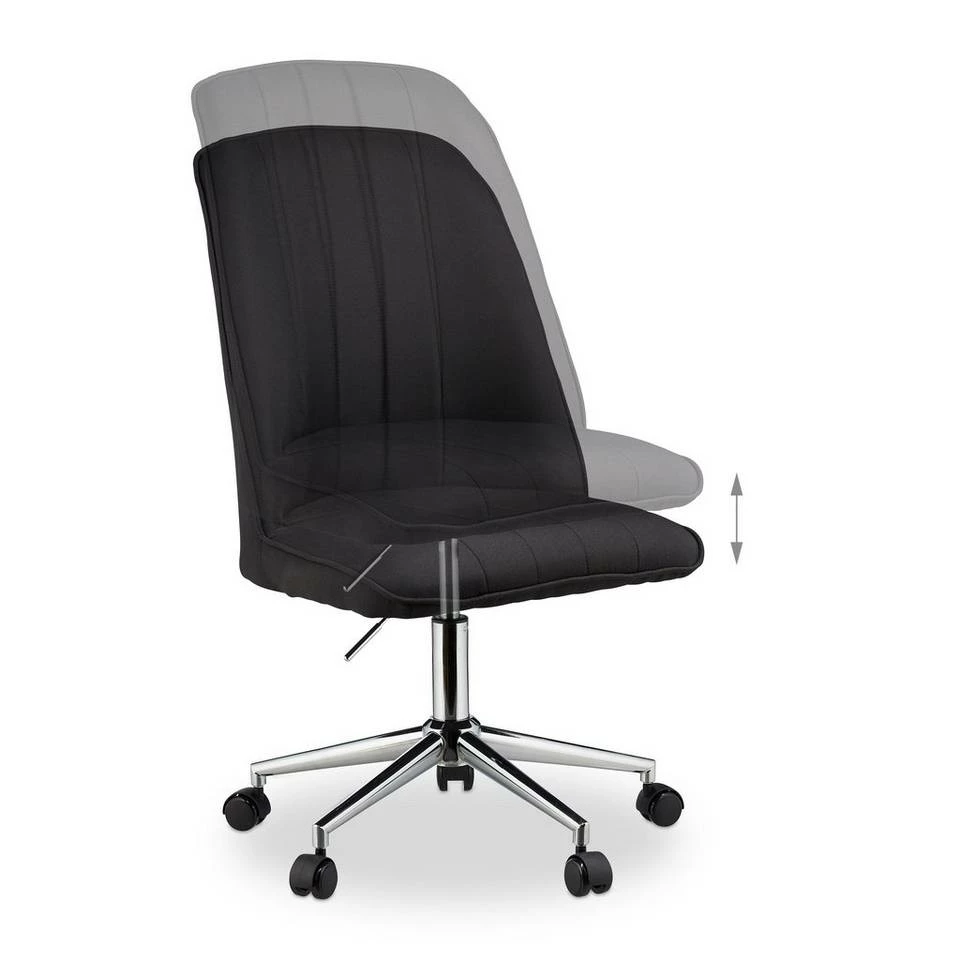 relaxdays Drehstuhl »Bürostuhl schwarz« 7 relaxdays Drehstuhl »Bürostuhl schwarz« – Bild 7