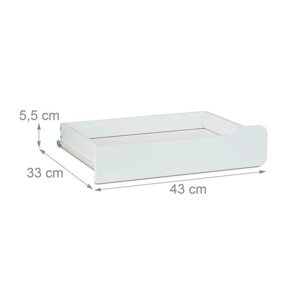 relaxdays Schreibtisch »Schreibtisch mit Schubladen in Weiß« 4 relaxdays Schreibtisch »Schreibtisch mit Schubladen in Weiß« – Bild 4