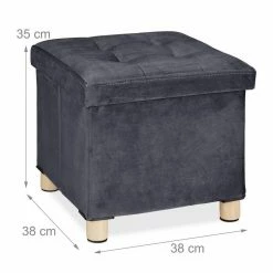 relaxdays Polsterhocker »Samthocker mit Tablett«, Dunkelgrau Creme Hellbraun, Anthrazit Hellbraun, Lila Hellbraun, Grau Hellbraun -Deutschland Möbel Verkäufe 2024 c89c268b eaab 5715 b872 e9d491d6e776