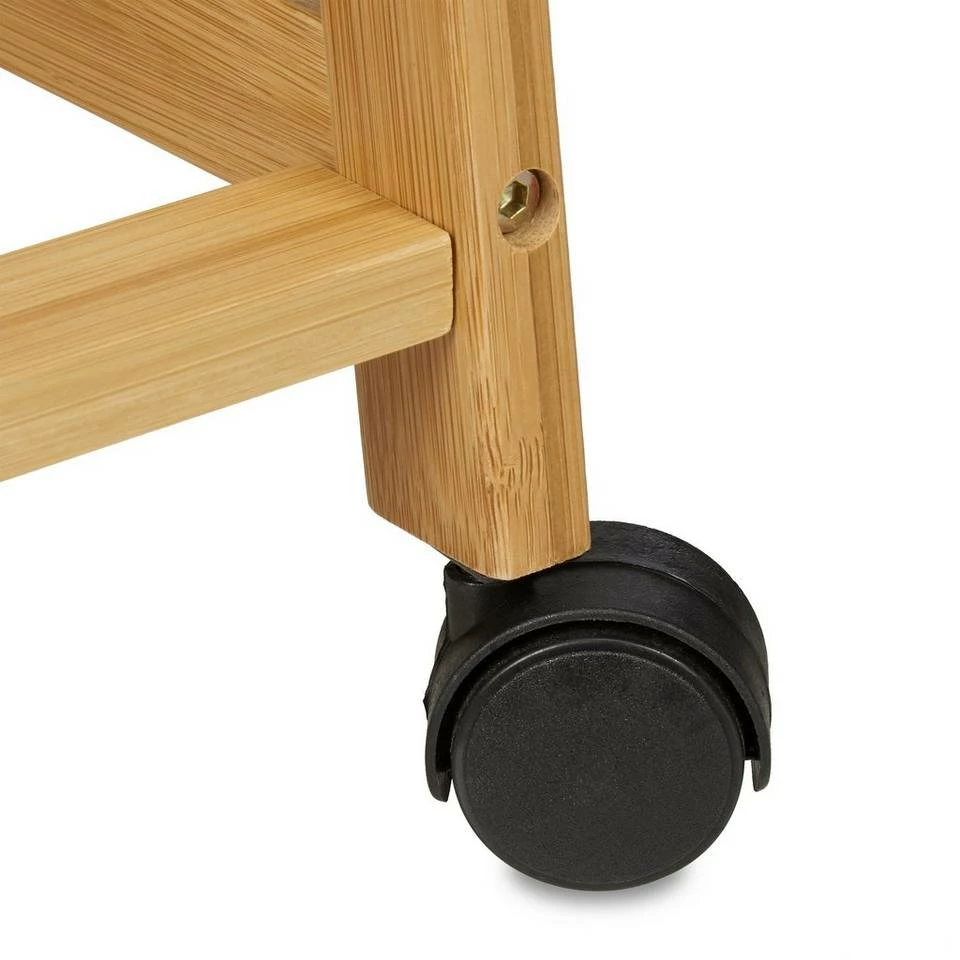 relaxdays Kleiderständer »Kleiderständer Bambus auf Rollen groß« 6 relaxdays Kleiderständer »Kleiderständer Bambus auf Rollen groß« – Bild 6