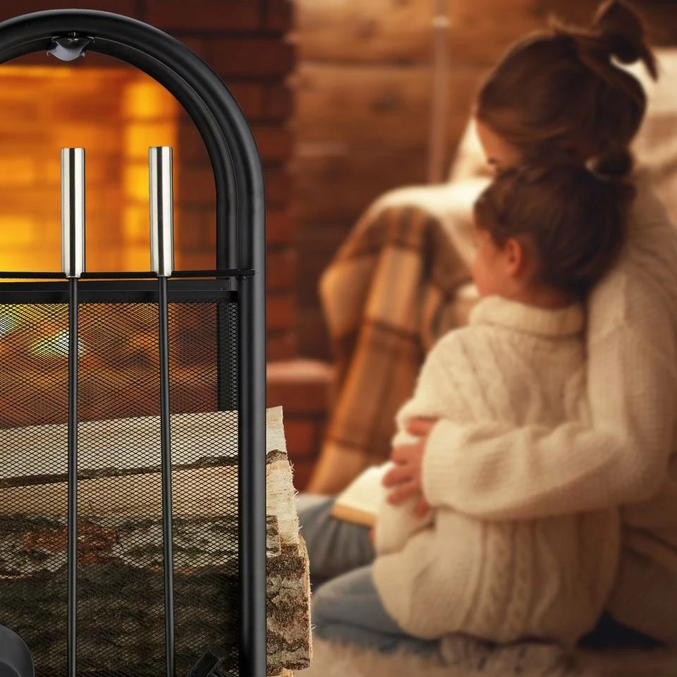 relaxdays Kaminholzregal »Kaminholzwagen mit Besteck«, BxTxH:37x42x81 cm 5 relaxdays Kaminholzregal »Kaminholzwagen mit Besteck«, BxTxH:37x42x81 cm – Bild 5