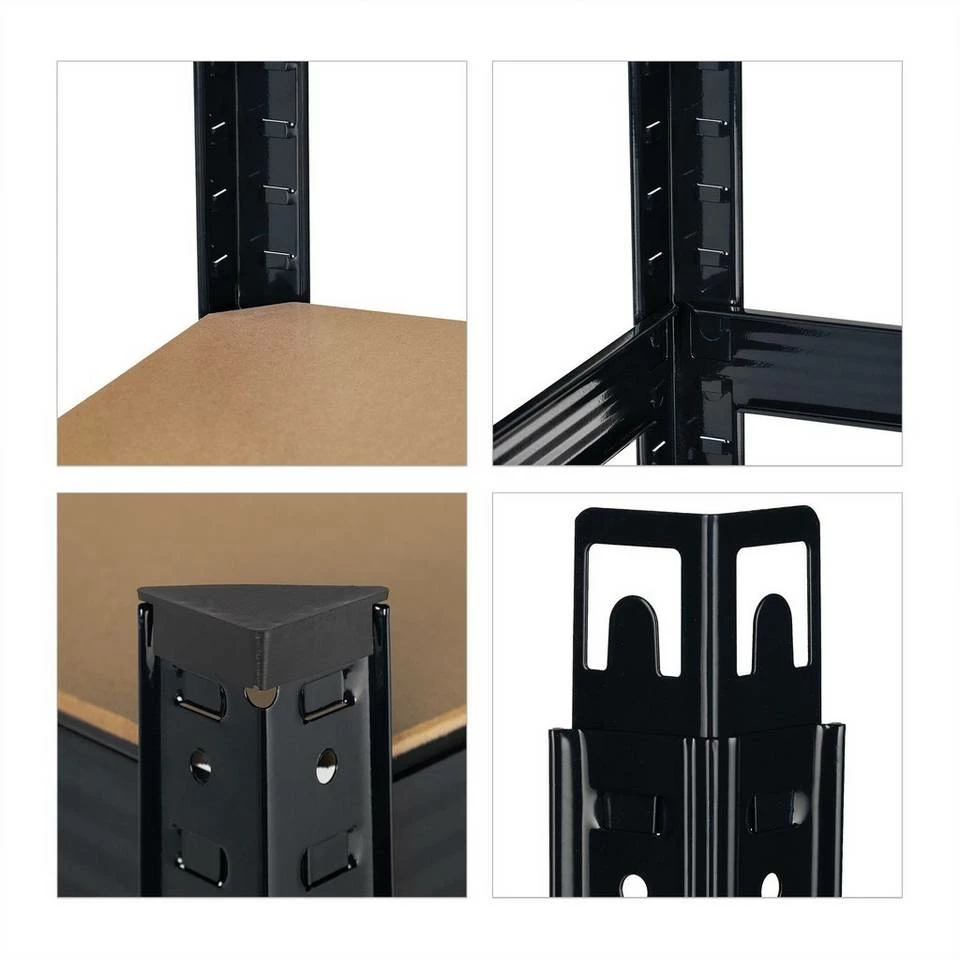 relaxdays Schwerlastregal »Schwarzes Schwerlastregal 875 kg« 8 relaxdays Schwerlastregal »Schwarzes Schwerlastregal 875 kg« – Bild 8