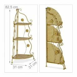 relaxdays Eckregal »Eckregal Metall«, Gold Silber 14 relaxdays Eckregal »Eckregal Metall«, Gold Silber -Deutschland Möbel Verkäufe 2024 ccb16839 1454 515a 8322 7eda5bc39301