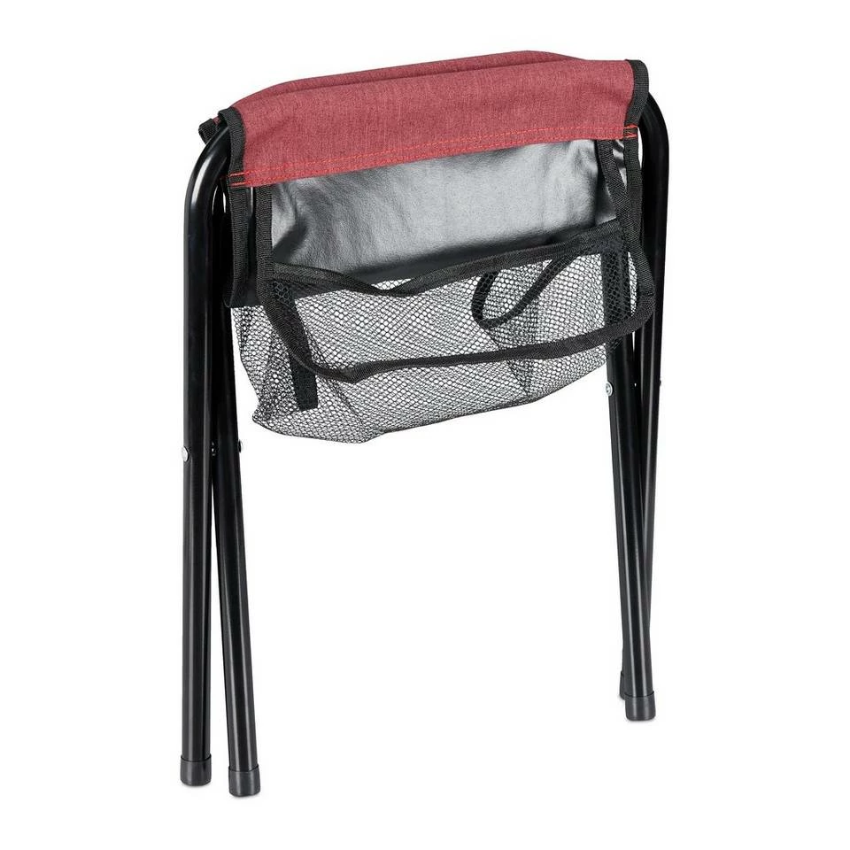 relaxdays Campingstuhl »Roter Klapphocker bis 120 kg« 6 relaxdays Campingstuhl »Roter Klapphocker bis 120 kg« – Bild 6