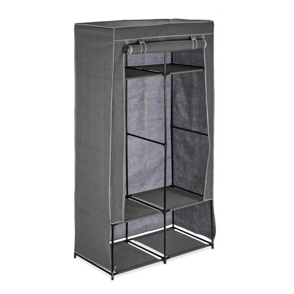 relaxdays Stoffschrank »Stoffschrank mit 6 Fächern« Anthrazit 11 relaxdays Stoffschrank »Stoffschrank mit 6 Fächern« Anthrazit – Bild 11