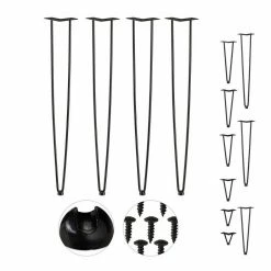 relaxdays Tischbein »4er Set Hairpin Legs mit 2 Streben«, 10 cm - 2 Stangen -Deutschland Möbel Verkäufe 2024 cefa6af2 18a9 5080 954b 813e3ed5f0d2