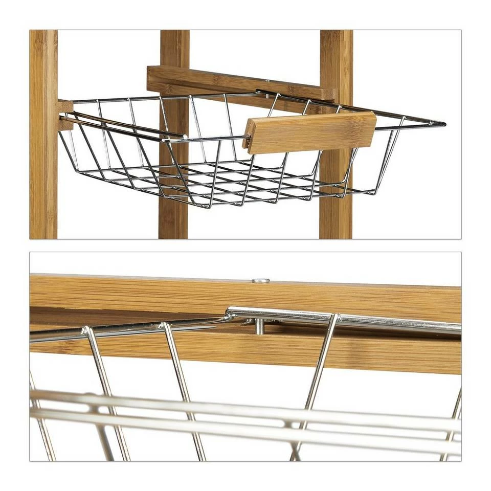 relaxdays Küchenwagen »Küchenwagen ALFRED S mit 2 Körben« 7 relaxdays Küchenwagen »Küchenwagen ALFRED S mit 2 Körben« – Bild 7