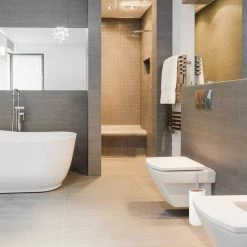 relaxdays Badezimmer-Set »WC Bürstenhalter Keramik«, Weiß Wei&szlig; Hellbraun Silber, Schwarz Hellbraun Silber -Deutschland Möbel Verkäufe 2024 cf7a1937 a60a 5f58 8a8c c77ec5ecaaf6