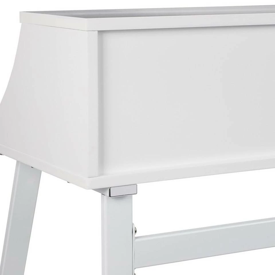 relaxdays Schreibtisch »Schreibtisch Weiß mit Fächern« 8 relaxdays Schreibtisch »Schreibtisch Weiß mit Fächern« – Bild 8