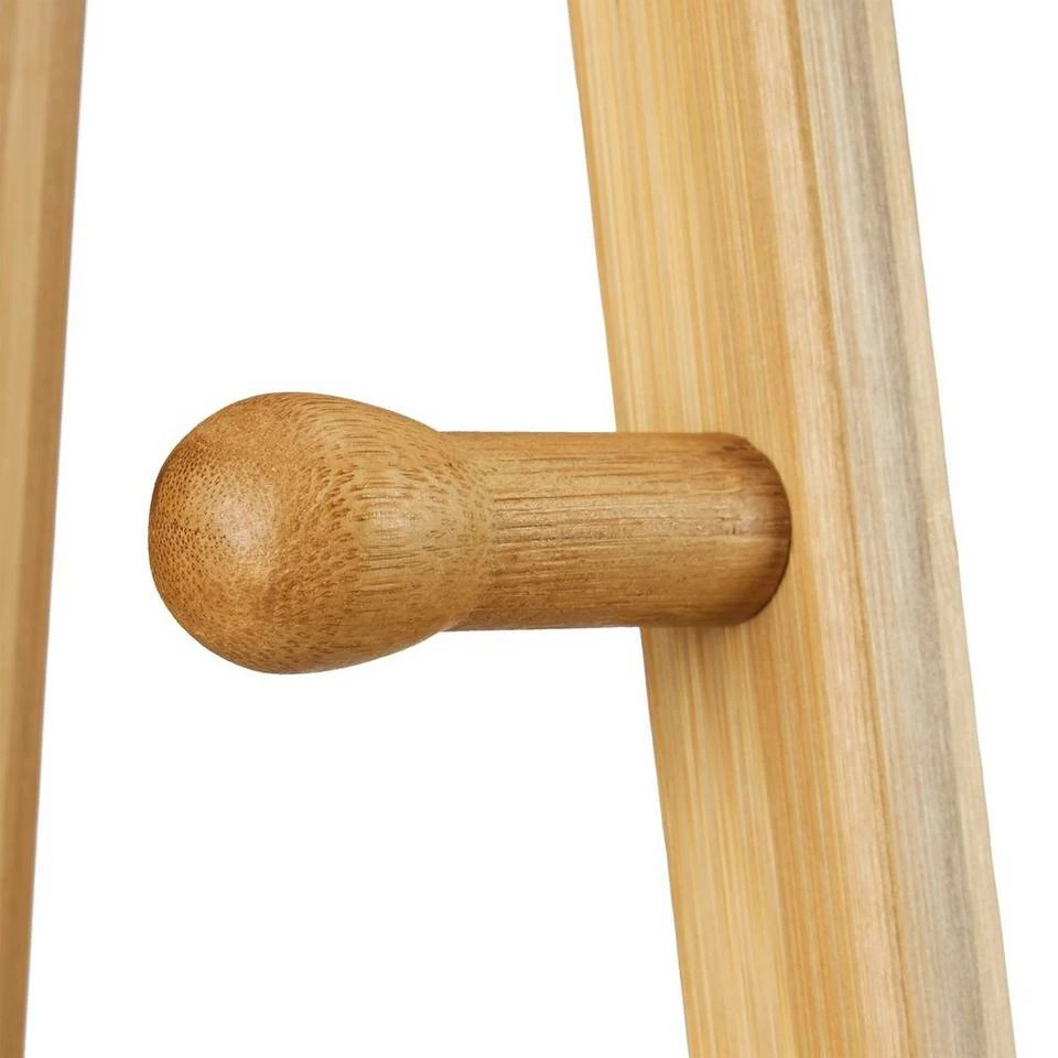 relaxdays Kleiderständer »Kleiderständer Bambus auf Rollen groß« 8 relaxdays Kleiderständer »Kleiderständer Bambus auf Rollen groß« – Bild 8