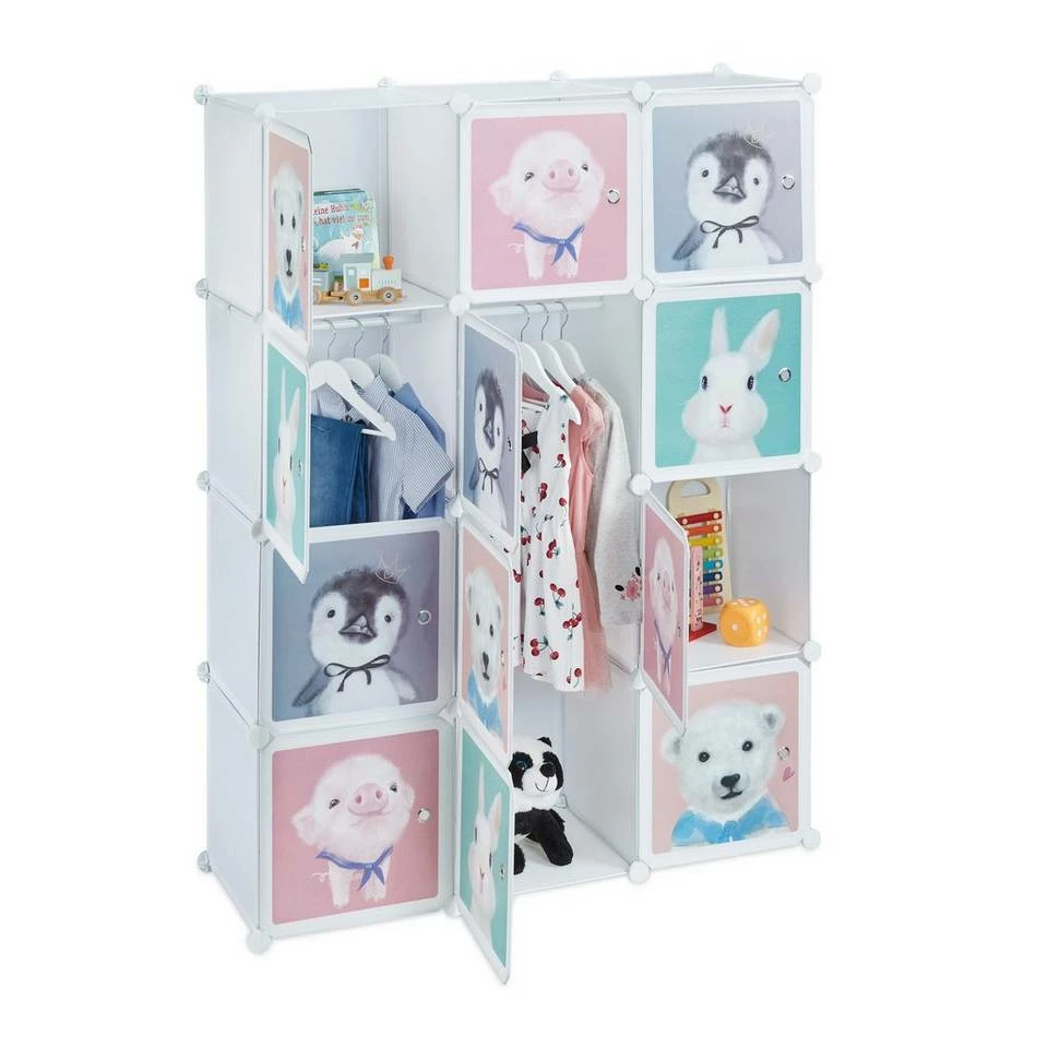 relaxdays Regal »Kinder Steckregal mit 8 Fächern weiß« 1 relaxdays Regal »Kinder Steckregal mit 8 Fächern weiß«