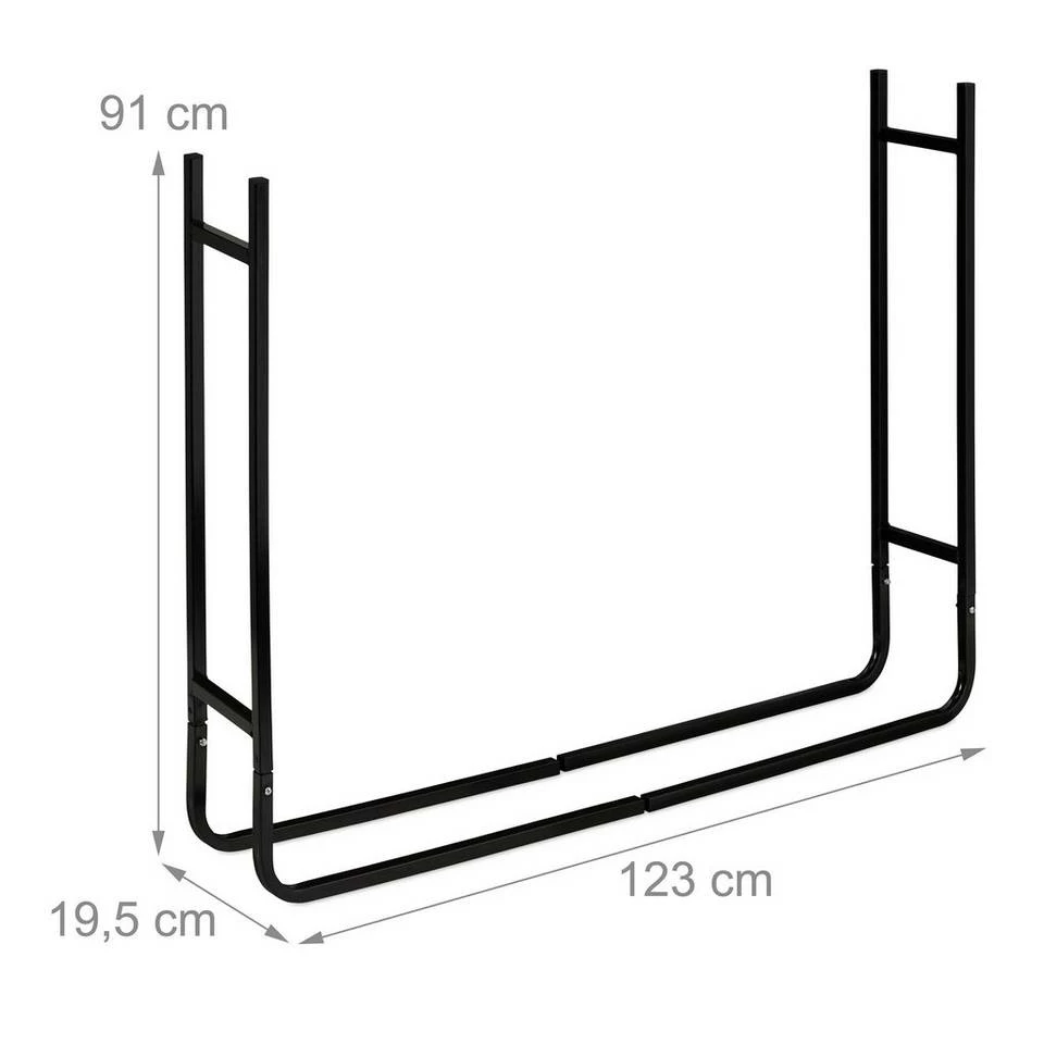 relaxdays Kaminholzregal »Kaminholzregal aus Metall«, BxTxH:19.5x123x91 cm 4 relaxdays Kaminholzregal »Kaminholzregal aus Metall«, BxTxH:19.5x123x91 cm – Bild 4