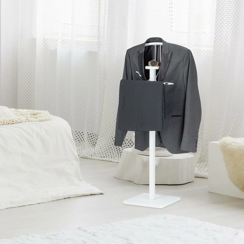 relaxdays Herrendiener »Stummer Diener weiß« 3 relaxdays Herrendiener »Stummer Diener weiß« – Bild 3