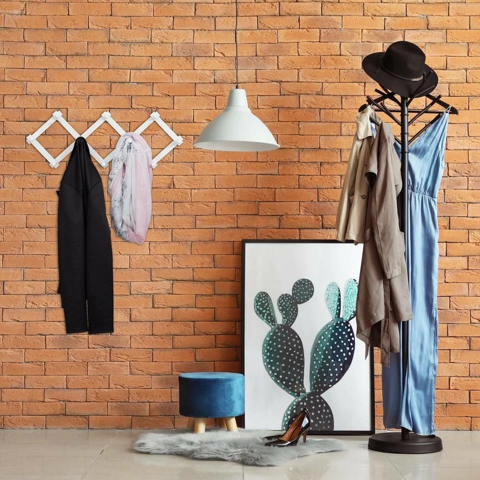 relaxdays Wandgarderobe »1 x Wandgarderobe Holz weiß faltbar« 2 relaxdays Wandgarderobe »1 x Wandgarderobe Holz weiß faltbar« – Bild 2