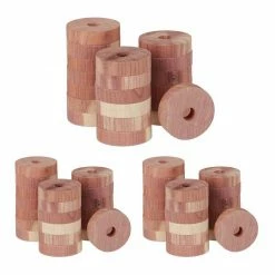 relaxdays Kleiderschrank »60 x Mottenschutz aus Zedernholz«