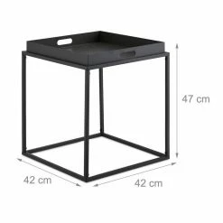 relaxdays Beistelltisch »Beistelltisch mit Tablett« -Deutschland Möbel Verkäufe 2024 d2f6c069 154c 568c 9038 9a17fe929ea2