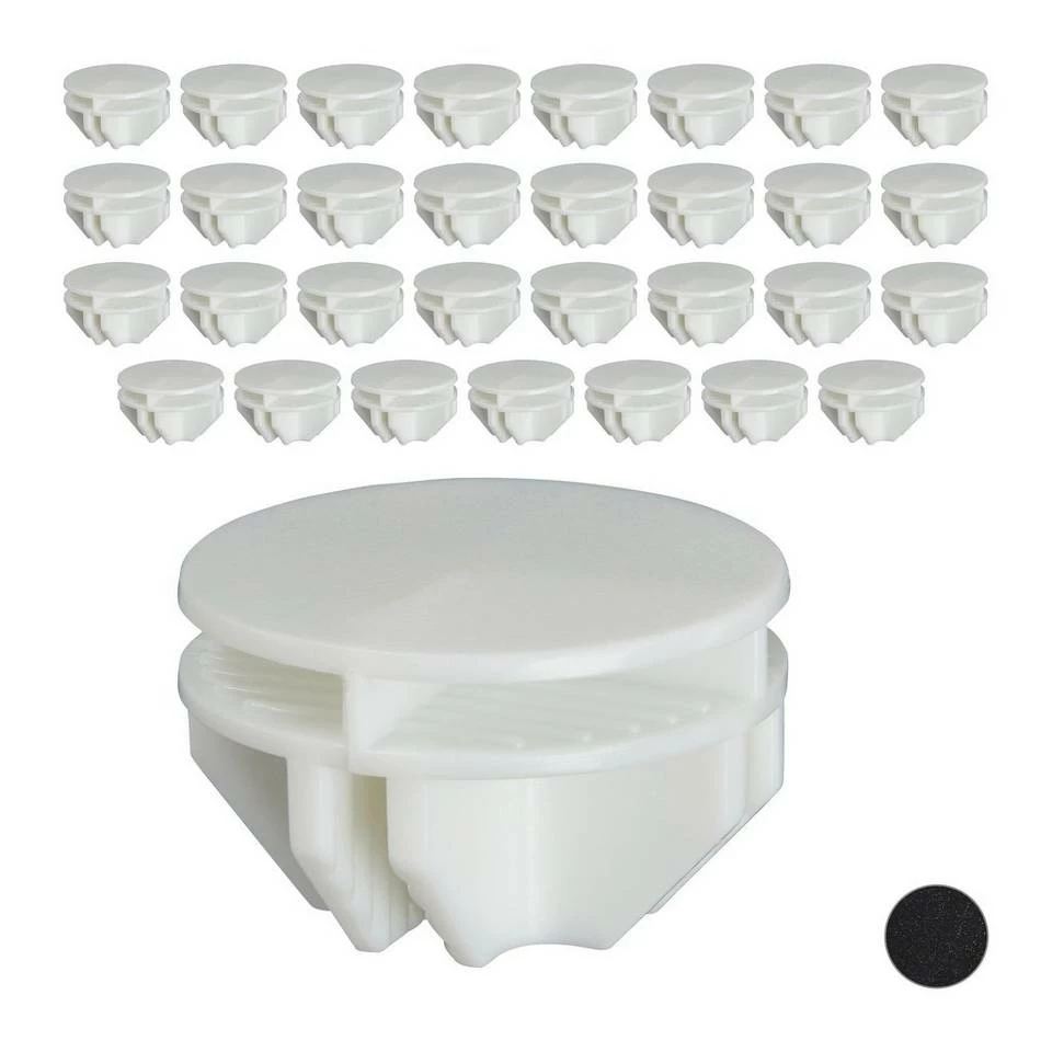 relaxdays Steckregal »Verbindungsstücke für Steckregalsystem«, Weiß Schwarz, Weiß 1 relaxdays Steckregal »Verbindungsstücke für Steckregalsystem«, Weiß Schwarz, Weiß