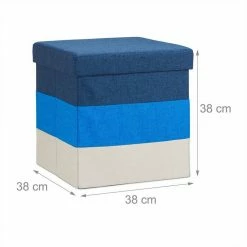 relaxdays Sitzhocker »Gepolsterter Hocker mit bunten Streifen«, A Braun Grün Grau, Orange Hellbraun Braun, Dunkelblau Blau Creme -Deutschland Möbel Verkäufe 2024 d3721e18 8003 59f5 9934 d92cec0eb0e5