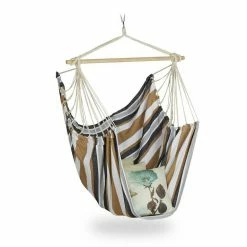 relaxdays Hängesessel »Hängesitz Baumwolle«, Gelb/Grün/Blau/Rot Braun Hellbraun, Grau Hellbraun, Creme Hellbraun, Grau Creme -Deutschland Möbel Verkäufe 2024 d45af702 c5f1 5c7e b42e 4fc0d8317802