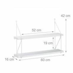 relaxdays Wandregal »2 x Hängeregal für die Wand weiß« 7 relaxdays Wandregal »2 x Hängeregal für die Wand weiß« -Deutschland Möbel Verkäufe 2024 d5814ff3 3a33 539d b55e 0520fcd765c2