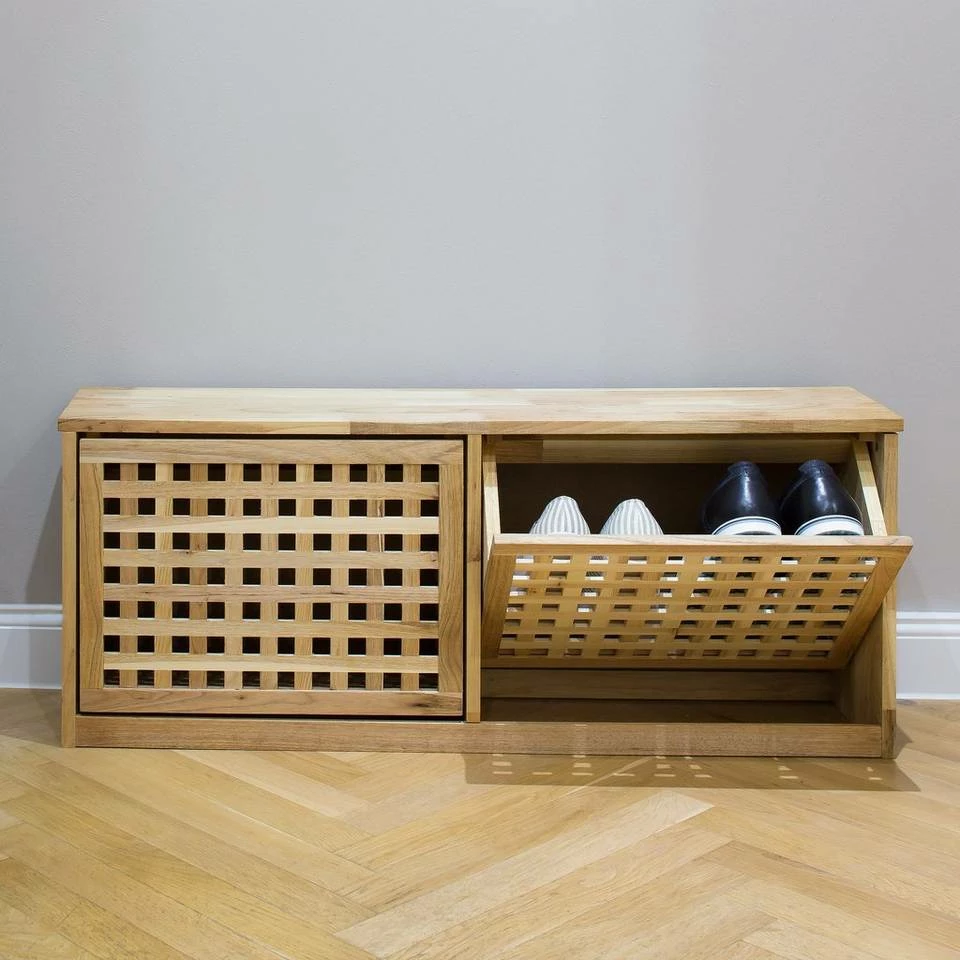 relaxdays Schuhkipper »Schuhkipper Walnuss« 2 relaxdays Schuhkipper »Schuhkipper Walnuss« – Bild 2