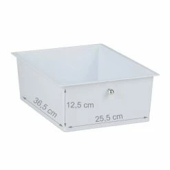 relaxdays Rollwagen »Badrollwagen mit 4 Schubladen«, Silber Schwarz, Weiß Silber, Weiß -Deutschland Möbel Verkäufe 2024 d6444e71 52d9 5127 95d5 2828ddc26254