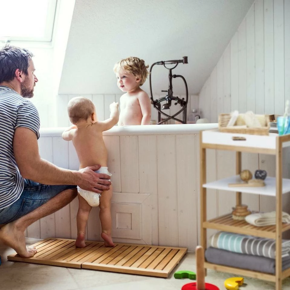 relaxdays Küchenregal »Küchenregal Bambus mit Tablett« 3 relaxdays Küchenregal »Küchenregal Bambus mit Tablett« – Bild 3