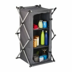 relaxdays Falttürenschrank »Faltbarer Campingschrank«