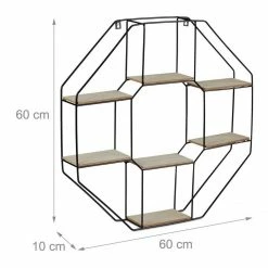 relaxdays Wandregal »Wandregal Achteck 7 Ablagen« 11 relaxdays Wandregal »Wandregal Achteck 7 Ablagen« -Deutschland Möbel Verkäufe 2024 d8175562 467d 5ad4 9727 1c84d88545a3
