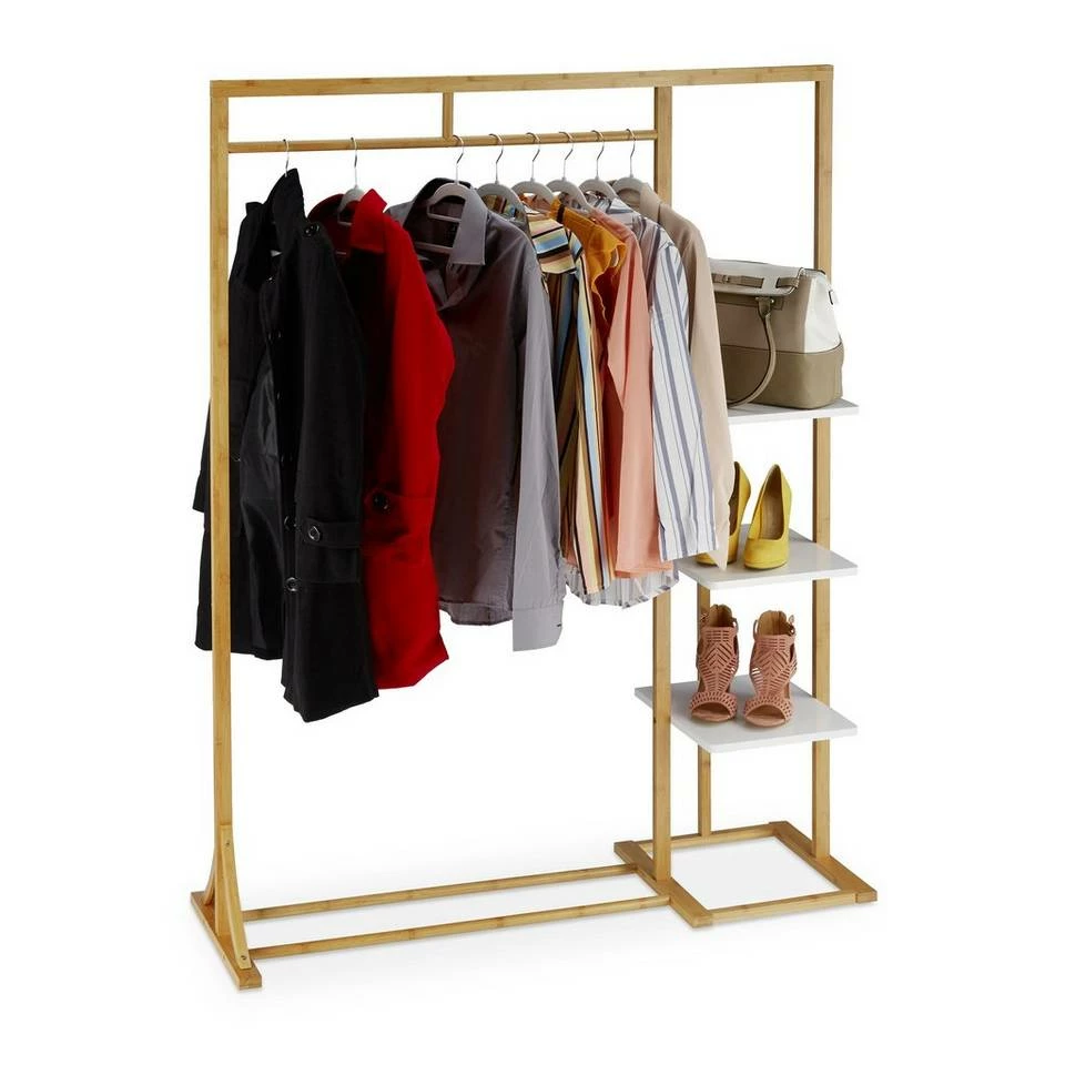 relaxdays Kleiderständer »Kleiderständer Bambus und MDF« 1 relaxdays Kleiderständer »Kleiderständer Bambus und MDF«