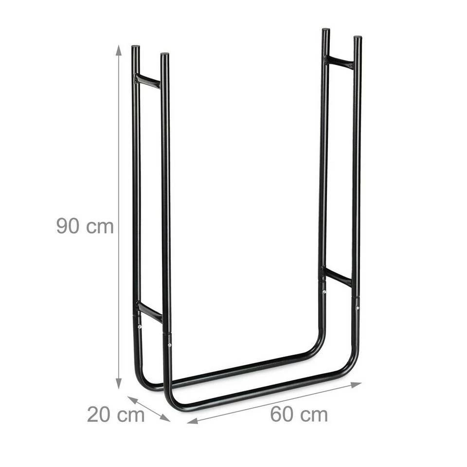 relaxdays Kaminholzregal »Kaminholzregal schmal«, BxTxH:20x60x90 cm 4 relaxdays Kaminholzregal »Kaminholzregal schmal«, BxTxH:20x60x90 cm – Bild 4