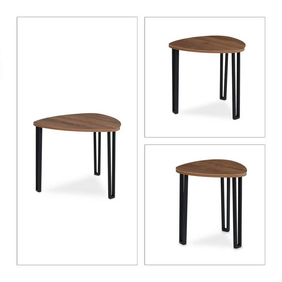 relaxdays Beistelltisch »Beistelltisch 3er Set« 10 relaxdays Beistelltisch »Beistelltisch 3er Set« – Bild 10