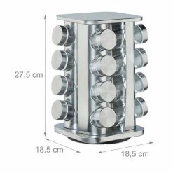 relaxdays Gewürzkarussell »Edelstahl Gewürzkarussell mit 16 Gläsern« -Deutschland Möbel Verkäufe 2024 d9d44979 7c40 5ae4 96cf 4943b8bfe764