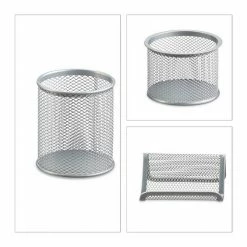 relaxdays Schreibtischaufsatz »Schreibtisch Organizer Set, 7-teilig«, Silber Schwarz -Deutschland Möbel Verkäufe 2024 d9d9eb67 a513 555a 83cc be5ba5478973