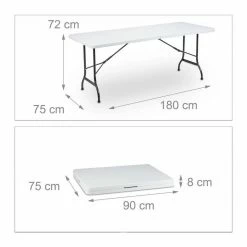 relaxdays Gartentisch »Klappbarer Gartentisch 180 x 75 cm« 12 relaxdays Gartentisch »Klappbarer Gartentisch 180 x 75 cm« -Deutschland Möbel Verkäufe 2024 daf71bdf 0379 517d 901b c53e968fded5