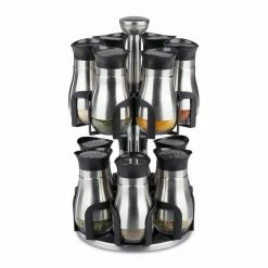 relaxdays Gewürzkarussell »Gewürzkarussell mit 12 Gläsern«