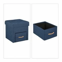 relaxdays Stauraumhocker »Blauer Sitzhocker mit Stauraum« -Deutschland Möbel Verkäufe 2024 db97c3b4 4f2b 567f 8210 eb89d392edd5