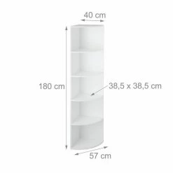 relaxdays Eckregal »Eckregal 5 Fächer« -Deutschland Möbel Verkäufe 2024 dbdb50a0 ae16 5971 9334 8811d5435c31