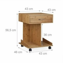 relaxdays Beistelltisch »Beistelltisch mit Rollen ROLLI Bambus« -Deutschland Möbel Verkäufe 2024 dc15c4ee 465e 5694 9da7 fba66c0b8d01