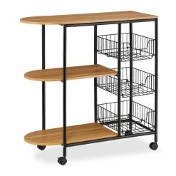 relaxdays Servierwagen »Servierwagen Industrial«, C Schwarz Braun, Schwarz Hellbraun, Weiß Braun -Deutschland Möbel Verkäufe 2024 dc1d9007 99d7 5fd4 a82d a2b07faf420b