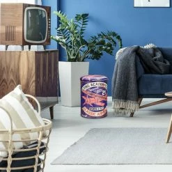 relaxdays Sitzhocker »Runde Sitztonne Vintage mit Motiv«, D Lila Orange Weiß, Rot Blau Weiß, Weiß Rot Schwarz, Orange Lila Blau -Deutschland Möbel Verkäufe 2024 dc7e1f9b ee3c 5418 8d00 4d757765c356