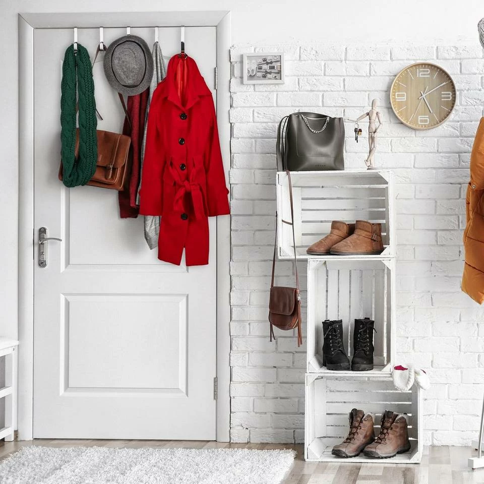 Türhaken »5 x Türhaken silber«, relaxdays 6 Türhaken »5 x Türhaken silber«, relaxdays – Bild 6