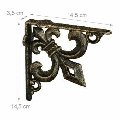 relaxdays Wandregalhalter »6 x Regalwinkel Gusseisen antik bronze« 11 relaxdays Wandregalhalter »6 x Regalwinkel Gusseisen antik bronze« -Deutschland Möbel Verkäufe 2024 dd21bbc5 dac8 5e32 9438 decc60e99e1a